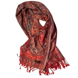 Istanbul Pashmina Scarf Shawl Wrap Beautiful Delicate Soft Fringe